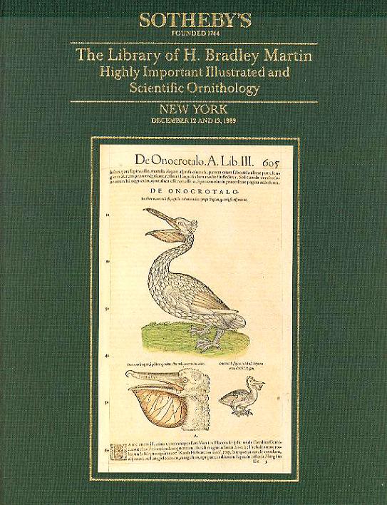 sotheby s the library of h. bradley martin highly important illustrated and scientific ornithology
