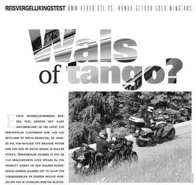 K1600GT versus Honda Goldwing
